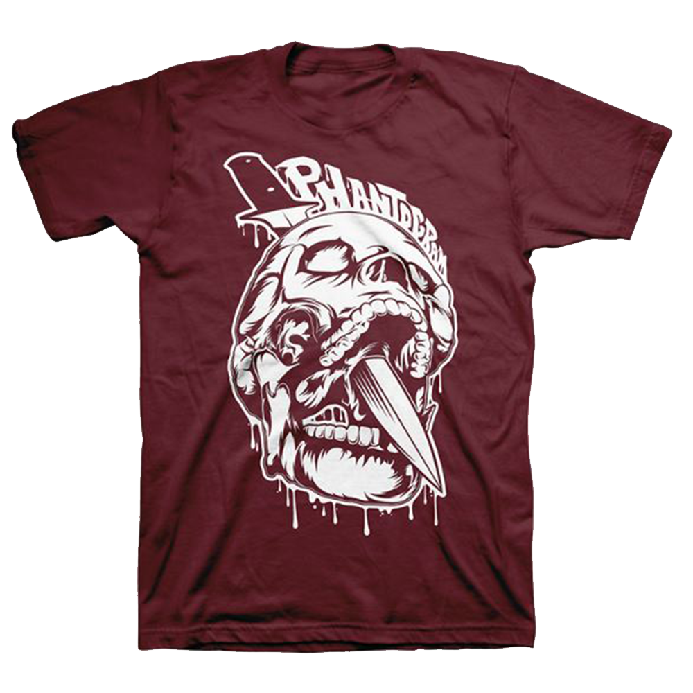 DIR Maroon Skull T-Shirt