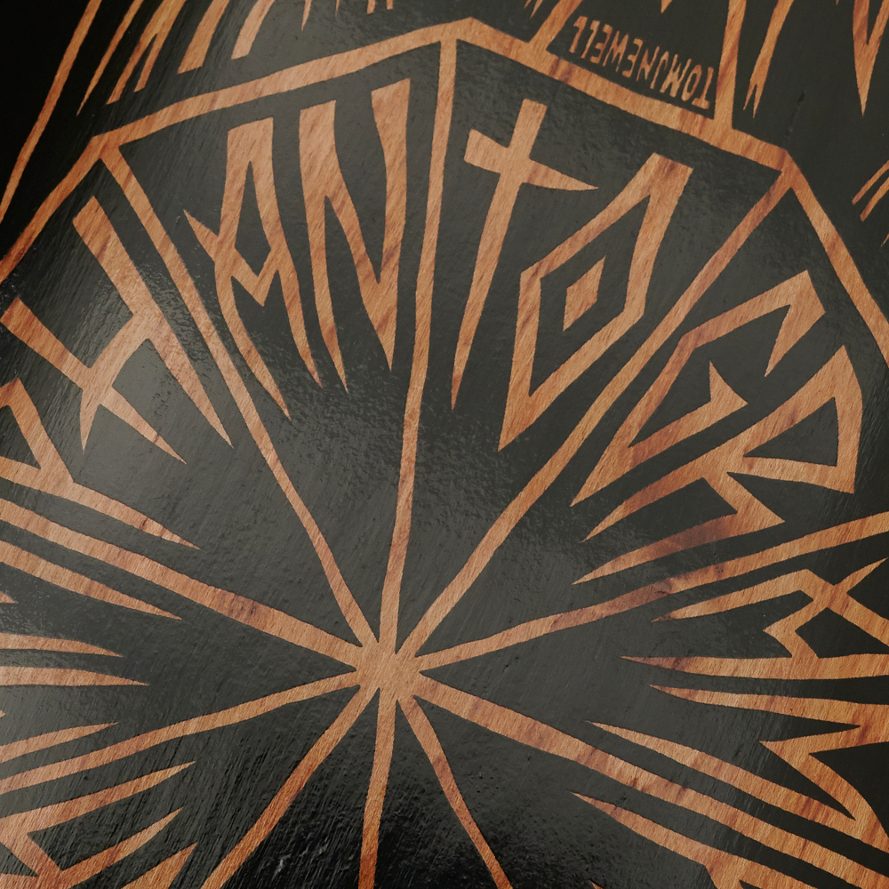 Brown Totem Skate Deck