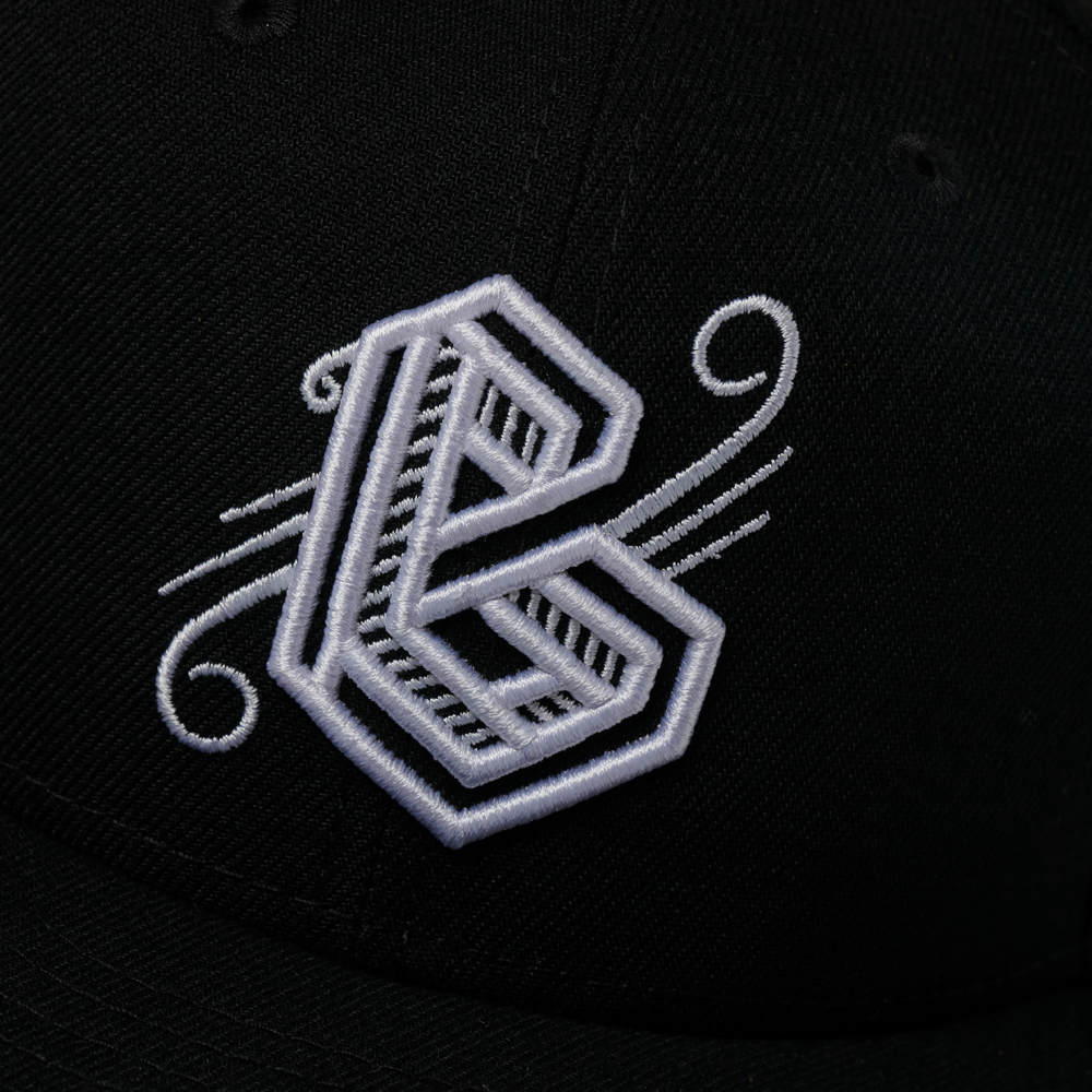 Big Grams Black Logo Snapback