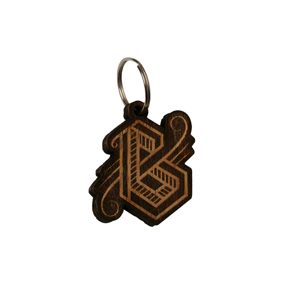 Big Grams Wooden Keychain