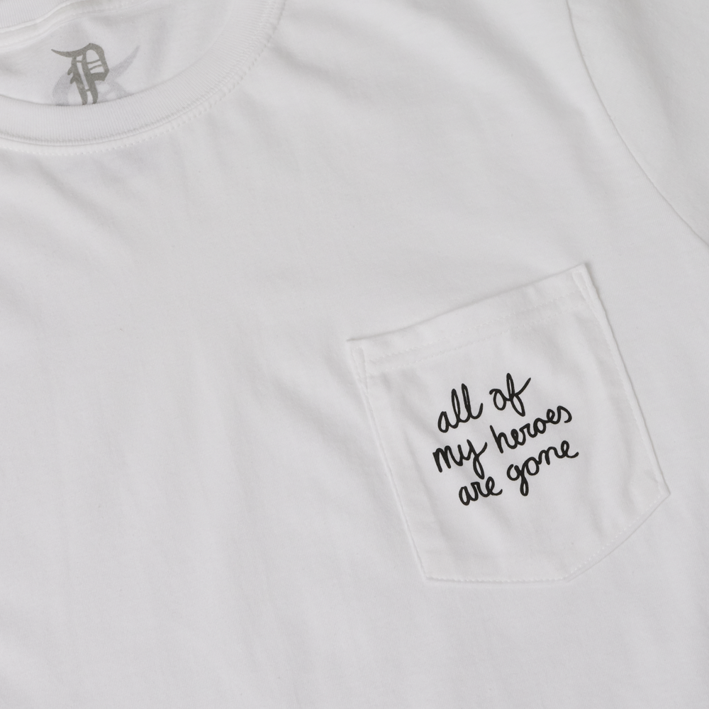 White Pocket Heroes Tee